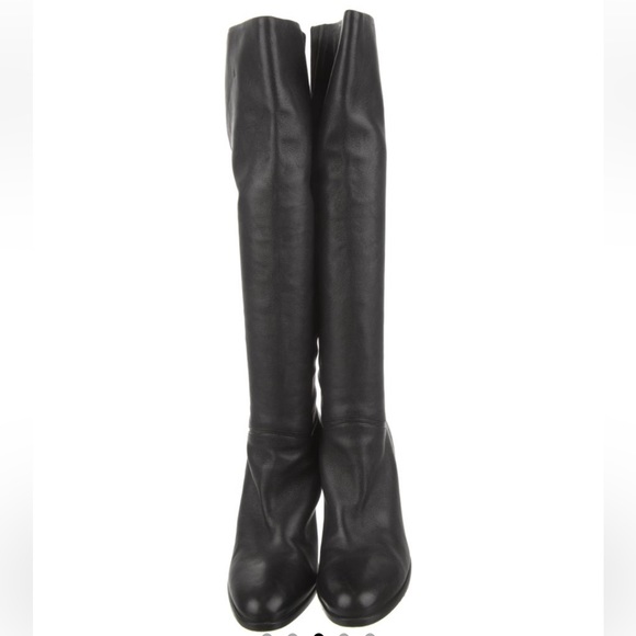 Jimmy Choo Black Leather Boots - Picture 3 of 5